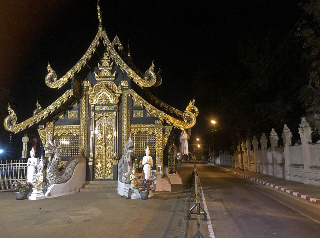 The entrance of Wat Pra Singh, one of Chiang Mai's most important temples