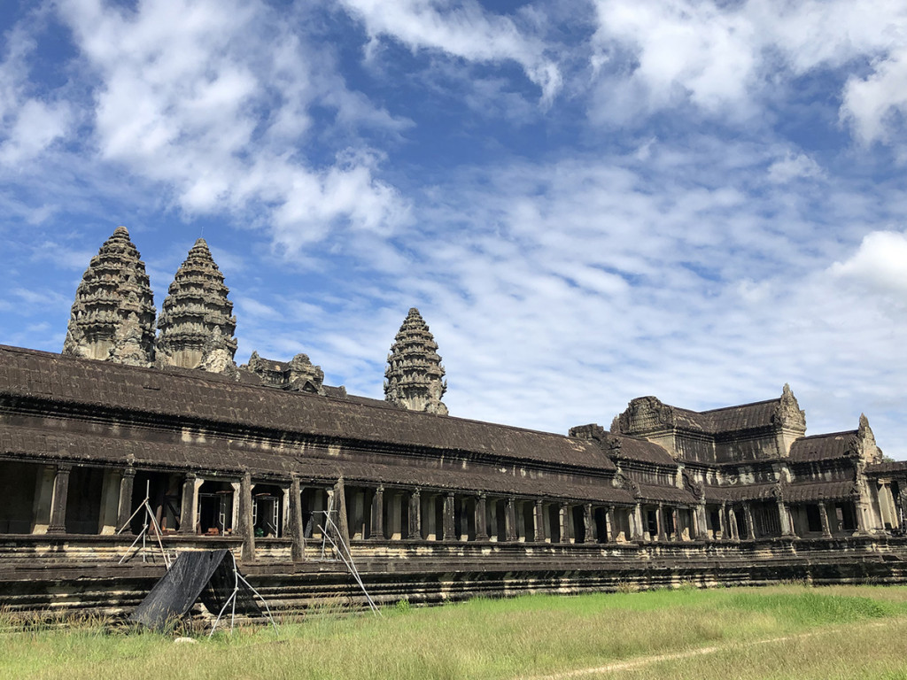 The south side of Angkor, where I was alone.