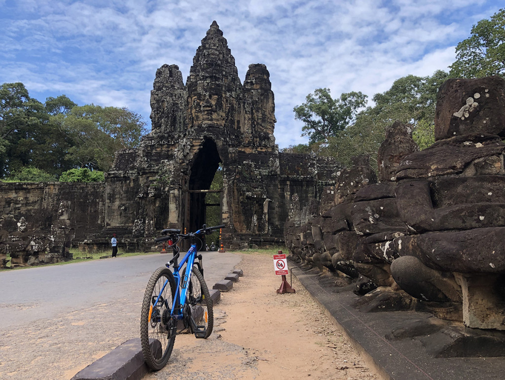 The bike was a great way to explore Angkor