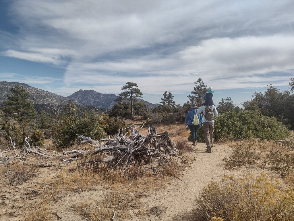 Nate and family leaving the summit.