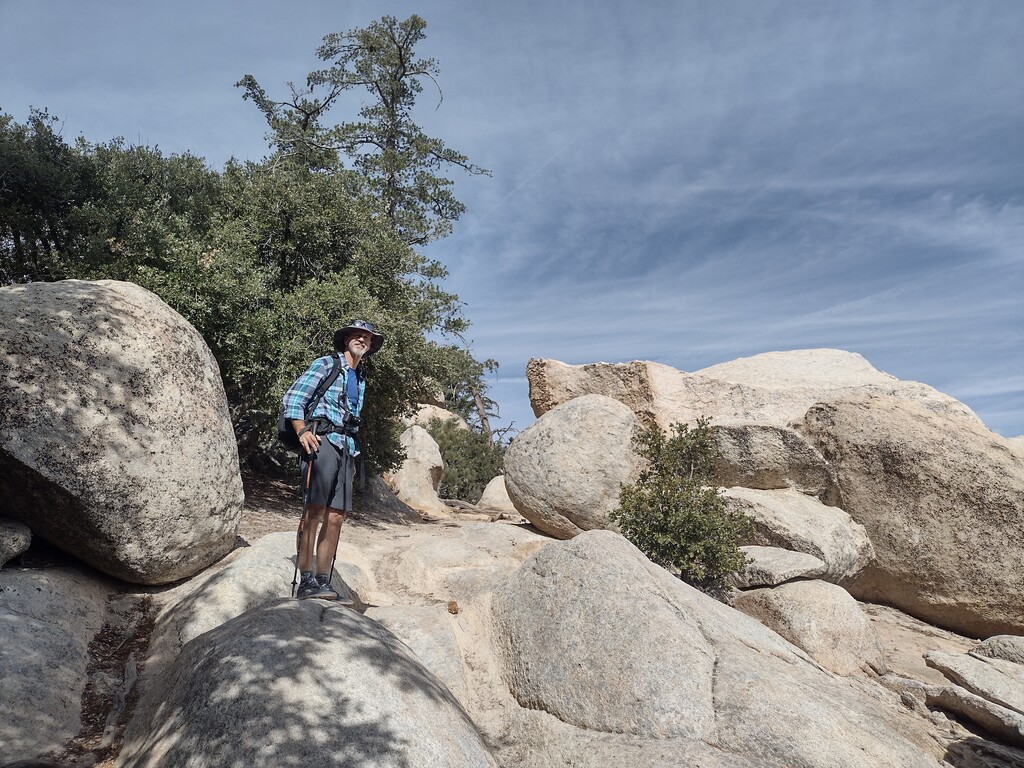 Jeff on the Hillyer trail.