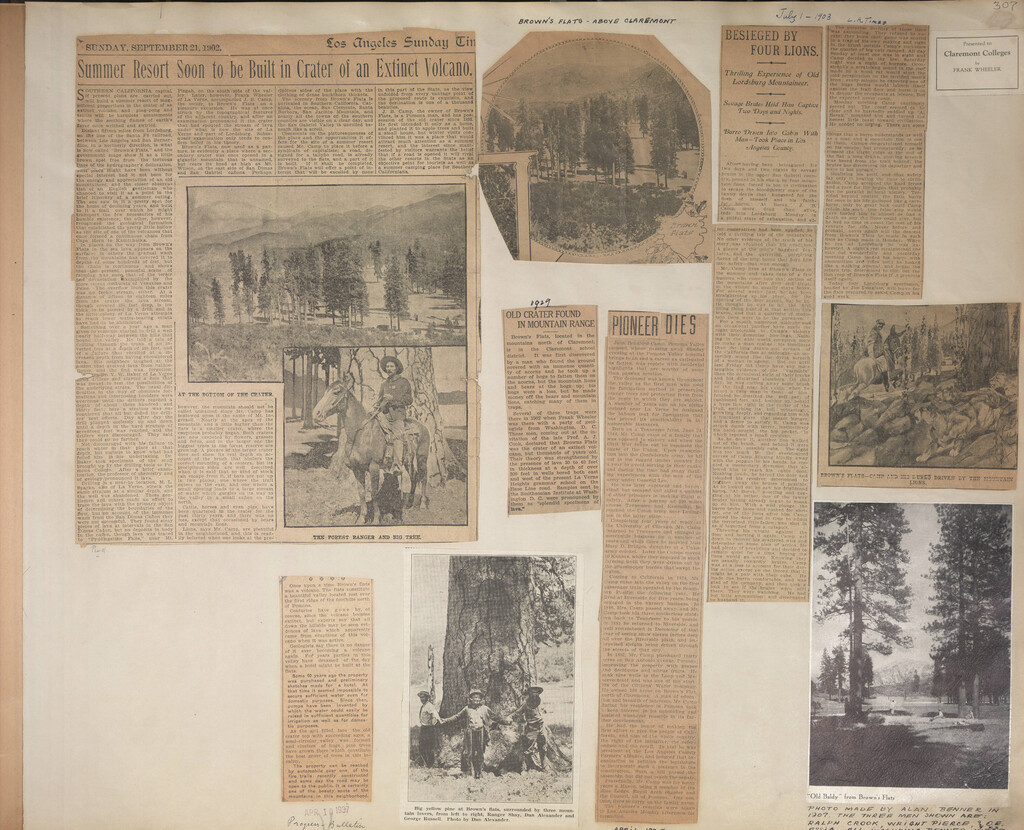 Claremont Colleges Digital Library, Wheeler Scrapbook 2, page 328