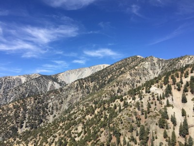 View of Baldy from just below the Notch.